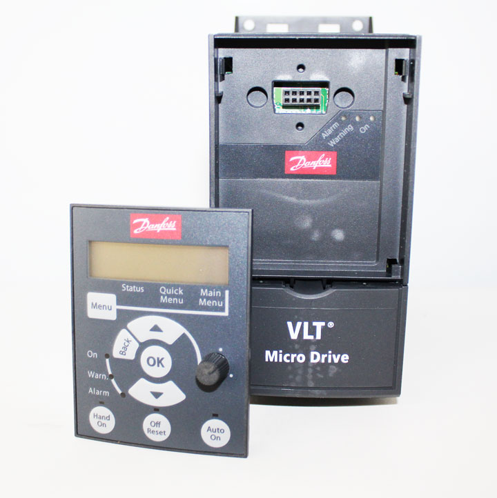 Настройка частотного преобразрователи Danfoss серия VLT Micro Drive