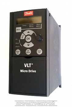 Частотный преобразователь Danfoss VLT Micro Drive FC51, 1,5кВт, 3,7А, 380В, 3ф